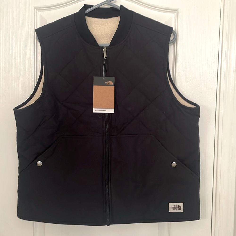 The North Face Navy Aviator Vest